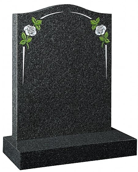 Ogee with rose design