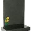 Dark grey ogee with painted Daffdil Design- Churchill Memorials