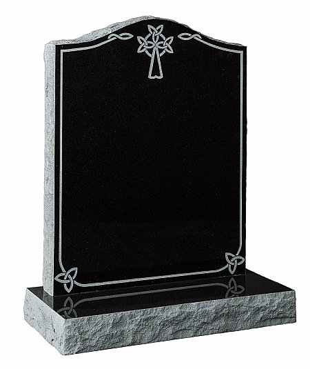 Pitched edge headstone- Churchill Memorials