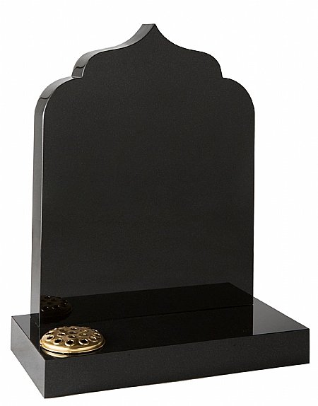 Middle Eastern inspired headstone